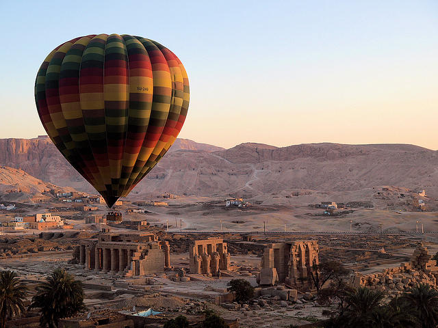 Balloon over the Ramesseum