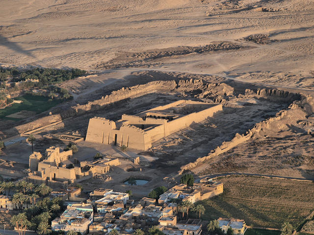 Medinet Habu from the Air